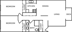 1324 - 2 Bed 1 Bath Renovated