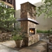 Outdoor fireplace