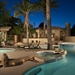 Swimming pool at night