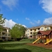 Courtyard with playground