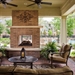 Outdoor fireplace