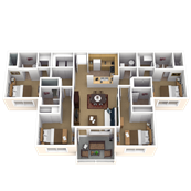 Four Bedroom Four Bath
