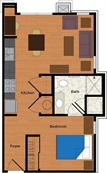1 Bedroom 1 Bath