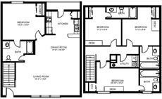 4 Bedroom 4 Bath Townhome