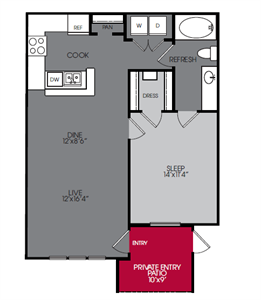 2 Bedroom Apartments in Houston | WestEnd on Eldridge Floor Plans 2 Bedroom Apartments in Houston | WestEnd on Eldridge Floor Plans